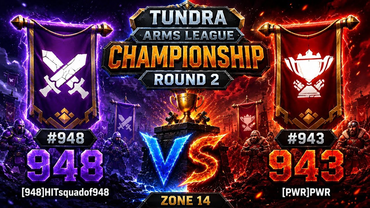 🔥 943 vs 948 | Championship Round 2 WAR! ⚔️ | Tundra Hellfire | Whiteout Survival