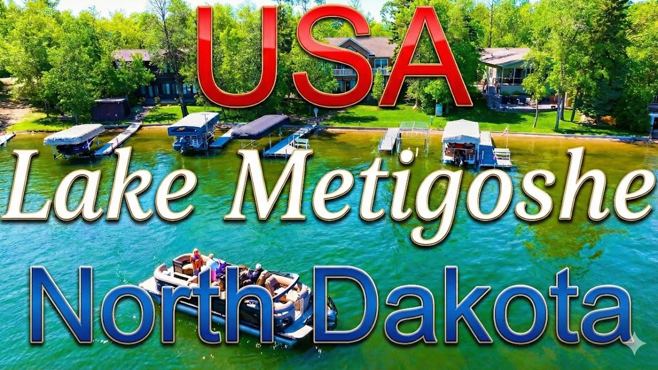 🇺🇸 NORTH DAKOTA PARADISE: Lake Metigoshe & The Turtle Mountains (8K) 🇺🇸🌲🌊
