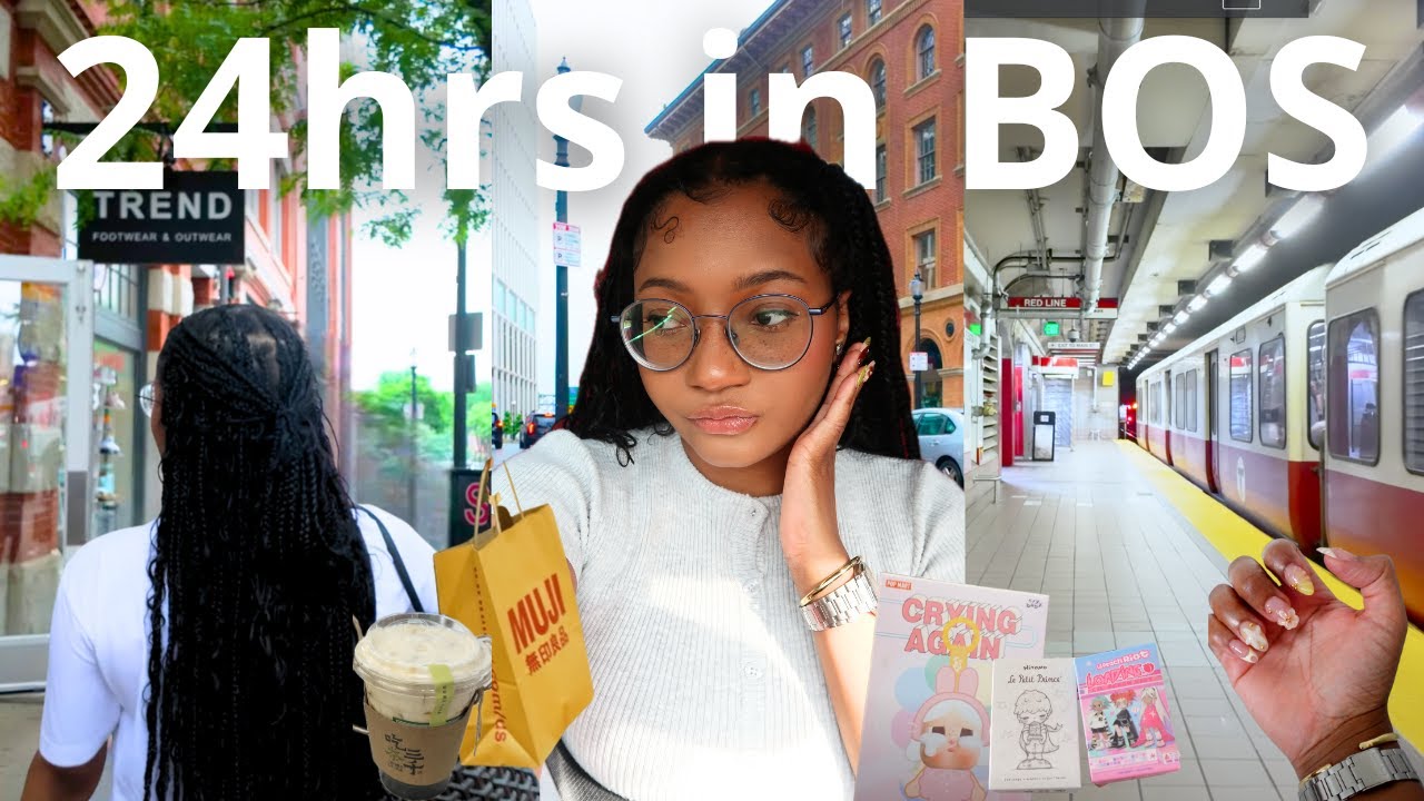 SPEND 24 HOURS IN BOSTON WITH ME 🛍️