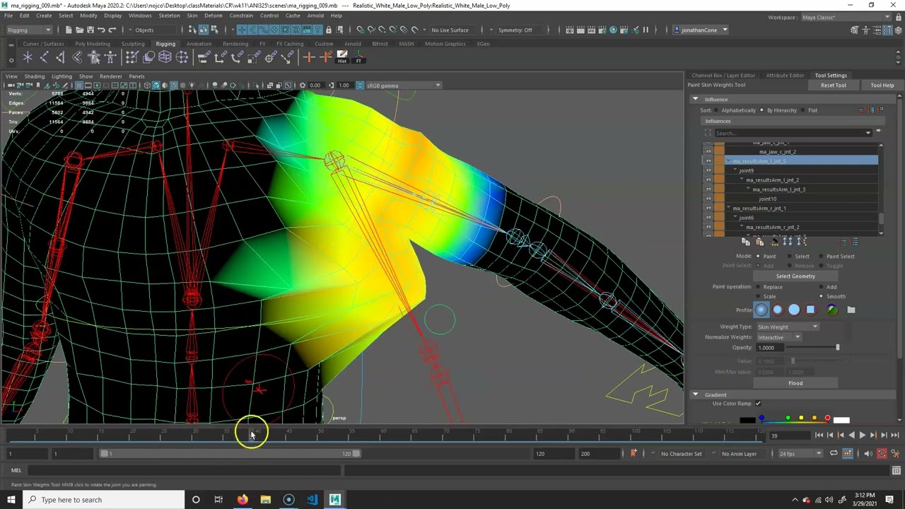 character rigging complex shoulder weight painting week 13 4 HD 1080   WEB H264 4000