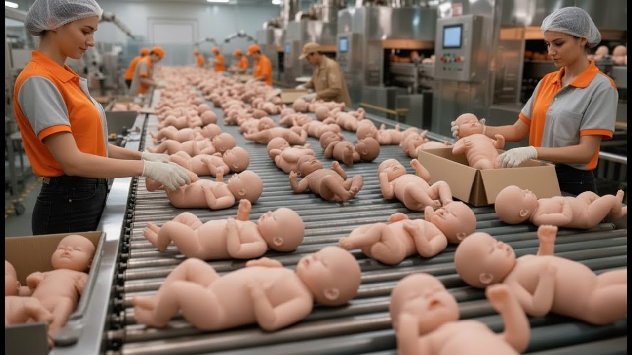 How to Realistic Silicone Baby Dolls Are Made Like Humans  Inside Modern Factory
