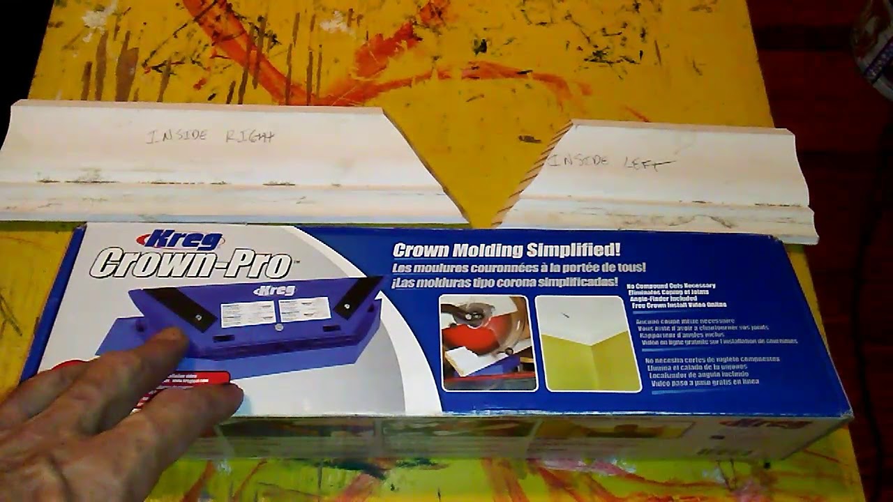 Kreg Crown-Pro Crown Moulding Jig Helper DIY Carpentry Trim Chop Saw Easy Helpful Worth Every Penny