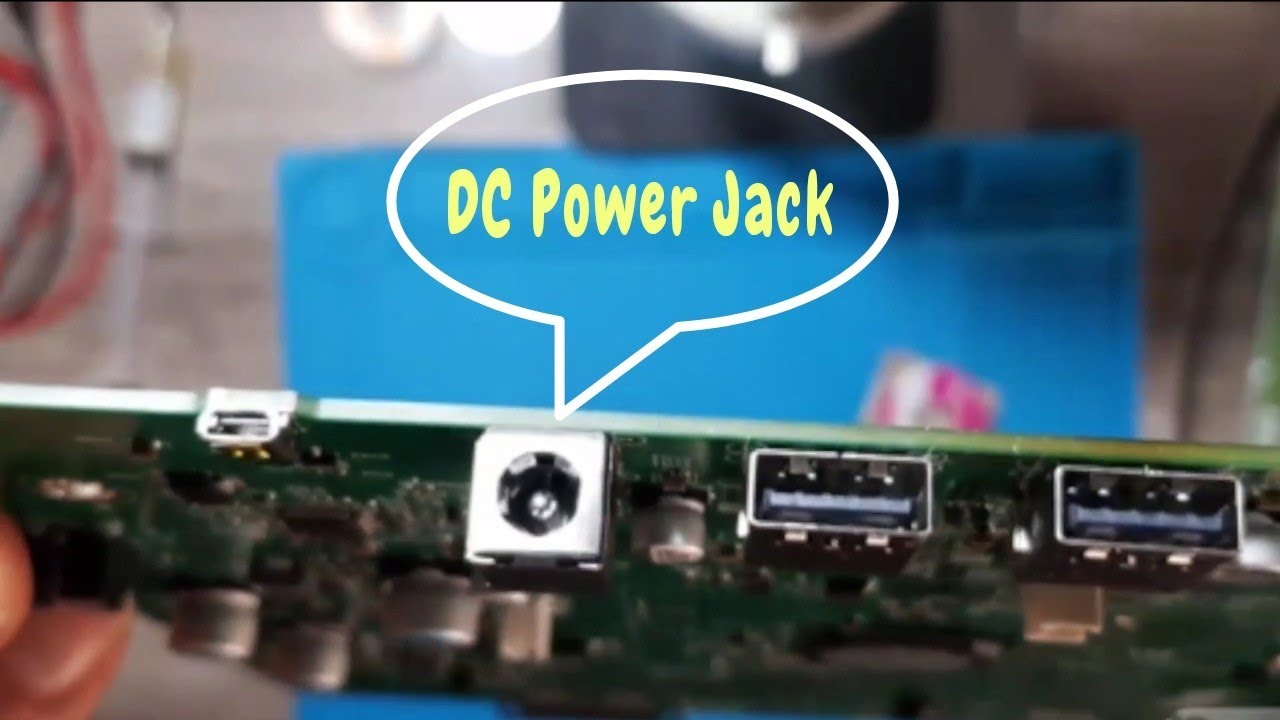 13 DC Power Jack - Remove & Resolder