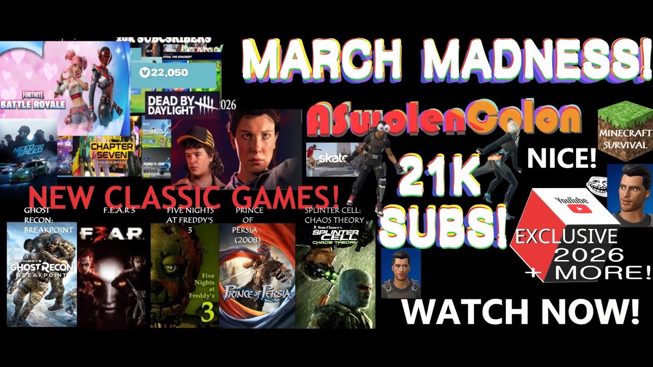 3/9/26 Short Midday Stream, Working on Channel, Chatting, Next Videos
