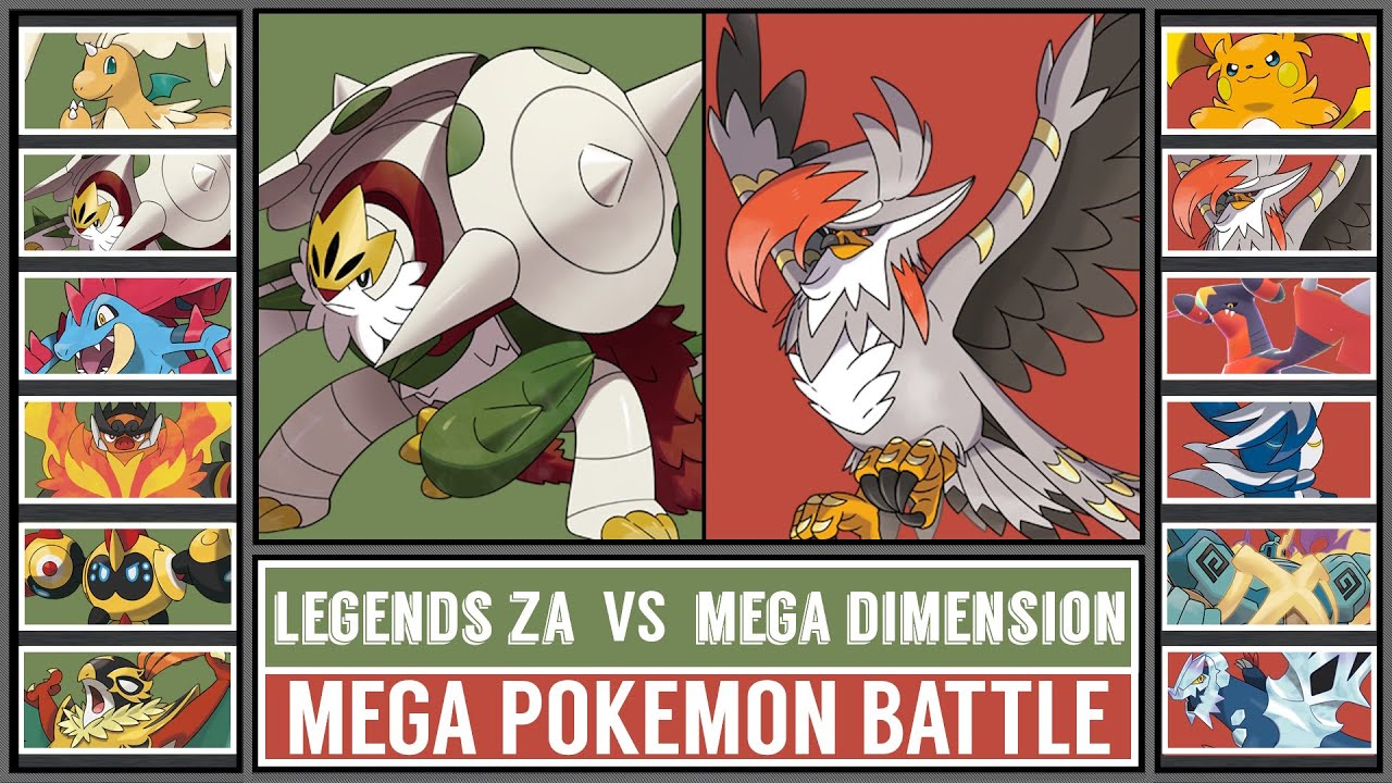 Mega Pokémon Battle: LEGENDS ZA vs MEGA DIMENSION 