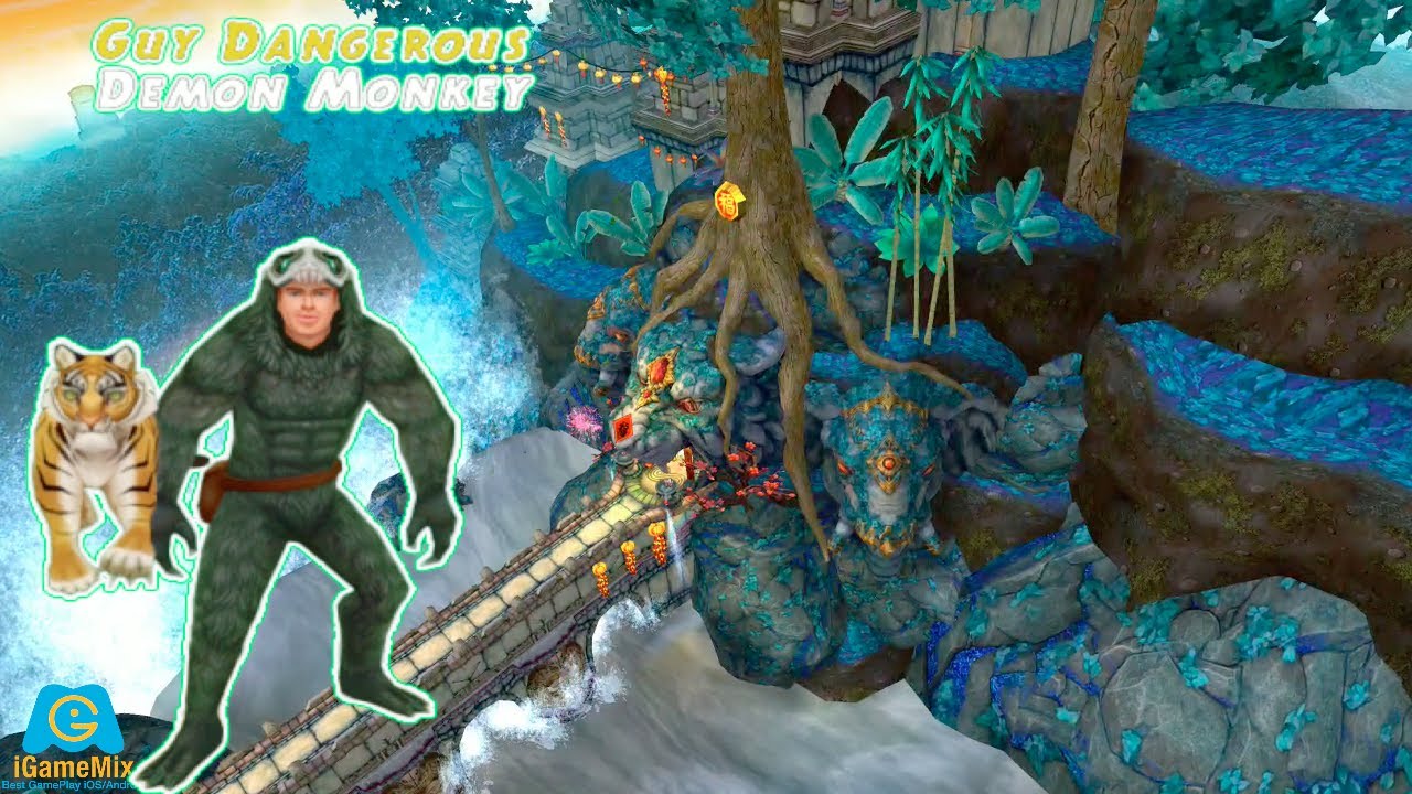iGameMix🏦TEMPLE RUN 2 GUY DANGEROUS DEMON MONKEY WITH TIGER PET 2026🔥GAMEPLAY🥰 #1409