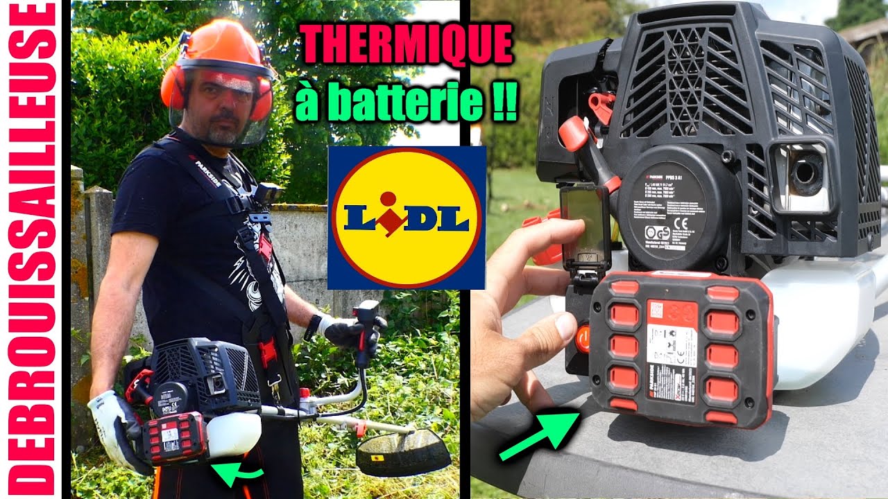 LIDL Бензиновый триммер для травы с электростартером PARKSIDE PERFORMANCE PPBS 3 A1 51,7 cm3 1,45kw