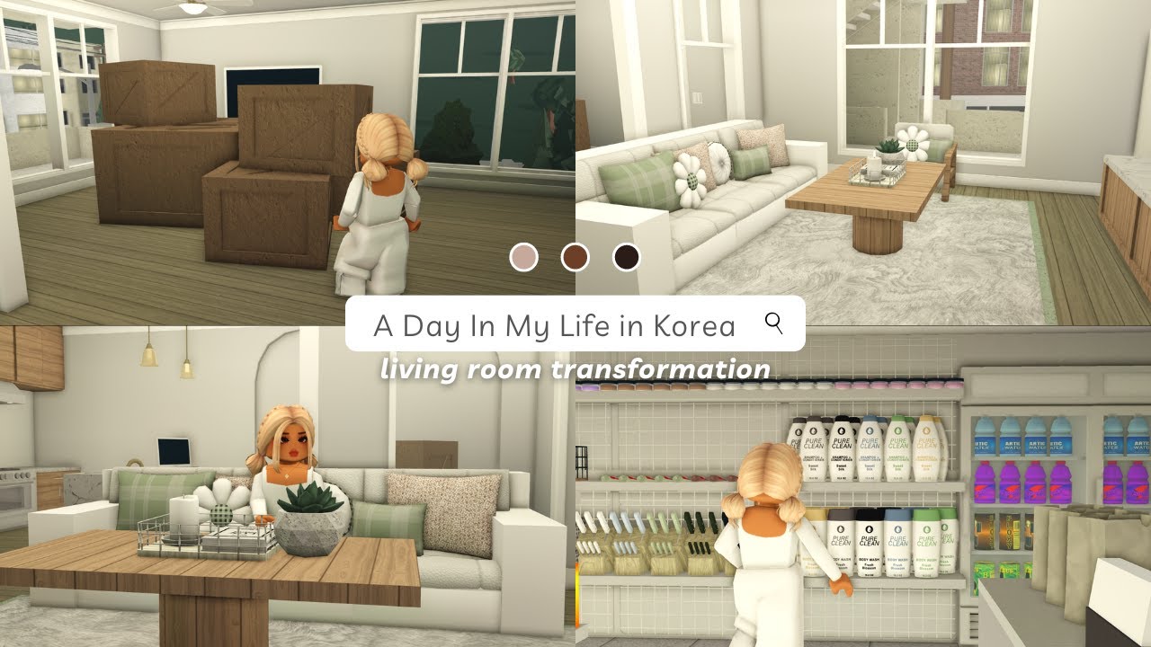 ♡ Living Room transformation ♡ | korea ep 2 | grocery shopping + living room