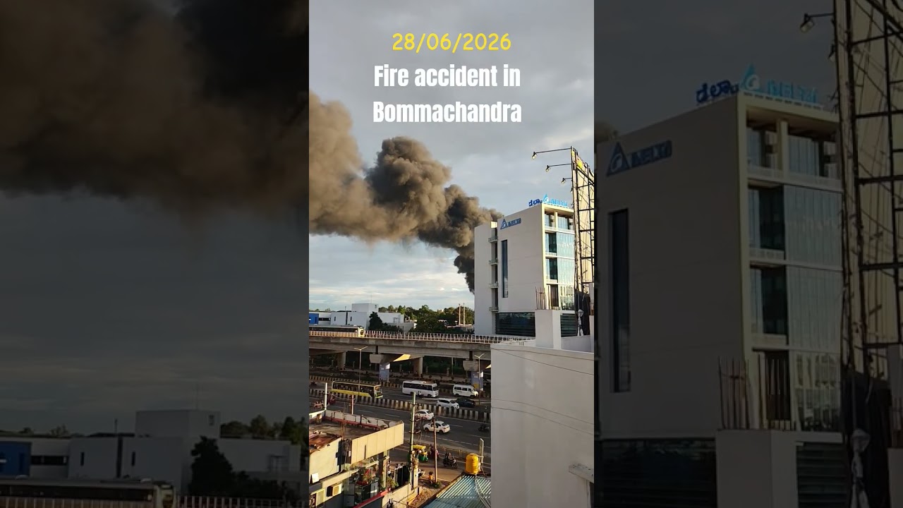 fire accident in Bomachandra #bommachandra #delta #fireacident #bengaluru #electroniccity #emergency