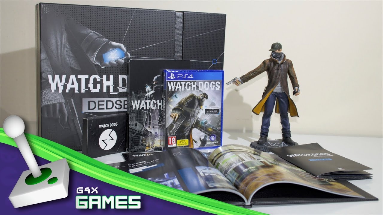 Watch dogs dedsec edition unboxing PS4 in detail
