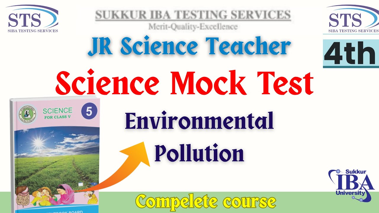 Science For JST Preparation| 4th Mock Test | Sukkur IBA Jobs Preparation BPS 14