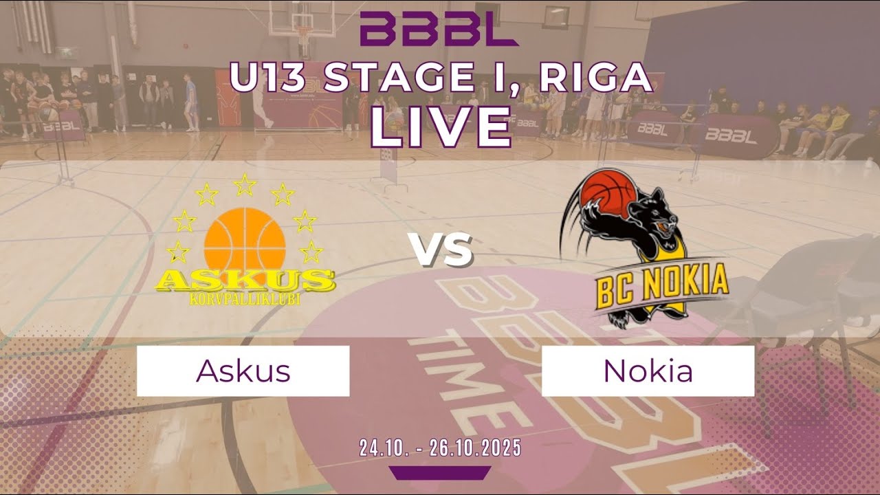KK Askus Jetoil/Hiiumaa SPK 2013 vs BC Nokia 2013 | BBBL Boys U13
