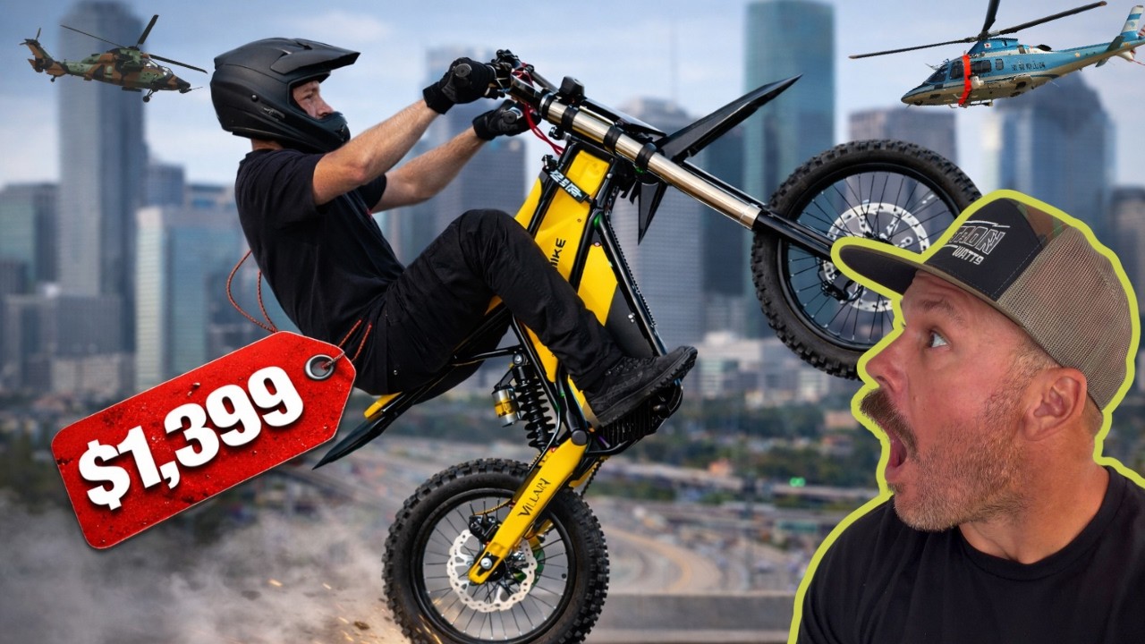 This 52V e-Moto Sets The Bar For Entry Level Electric Pit Bikes! Heybike Villain