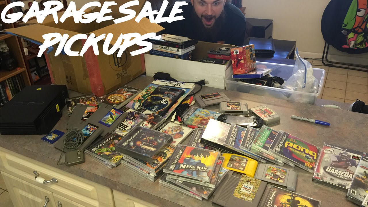 Garage Sale Pickups - Sealed & Rare PS1 Games Feat. ScottSquatch (VGS)