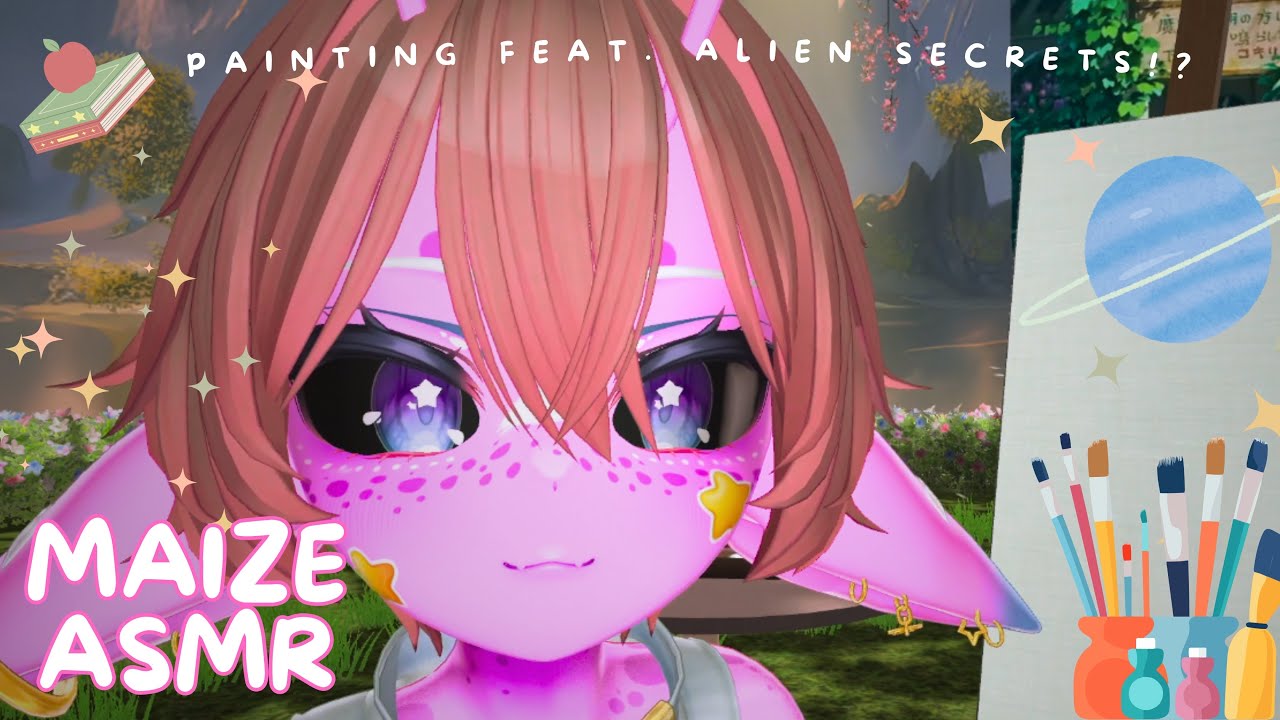 Ready to Color the Cosmos? Maize's ASMR Painting & Lore Adventure | VRChat ASMR alien lore, spectate