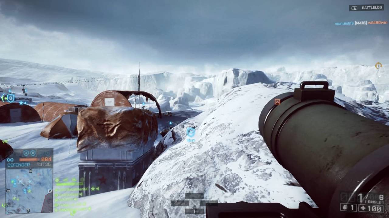 Battlefield 4 : Operation Whiteout : Rush (Defender) : PlayStation 4