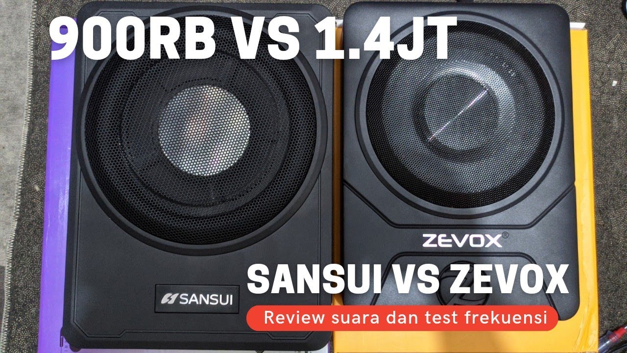 BEDA 500RB, REKOMENDASI SUBWOOFER KOLONG 1JT-AN. SANSUI SE-1000SL VS ZEVOX ZV 8 SFA.