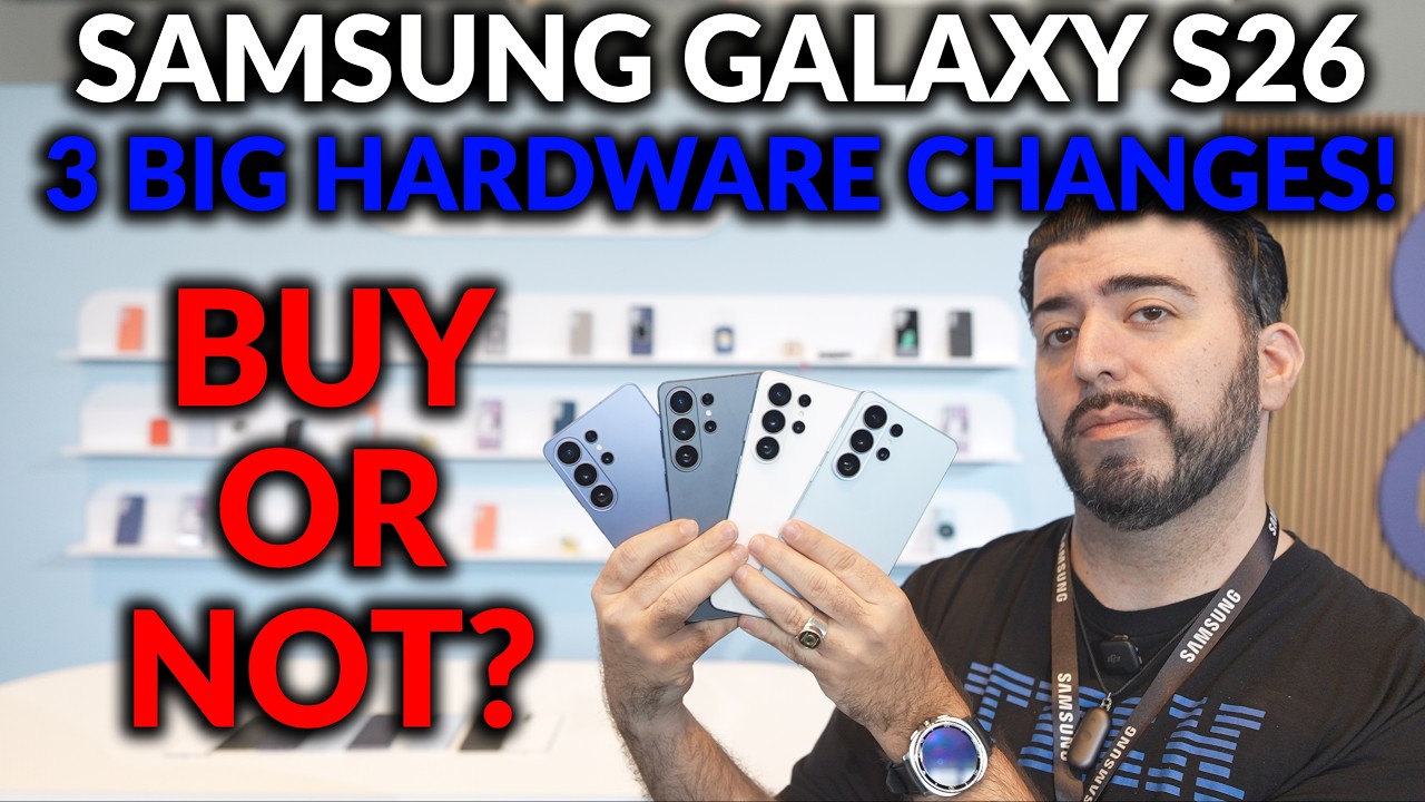 Samsung Galaxy S26 — 3 аппаратных изменения, о которых вам нужно знать.