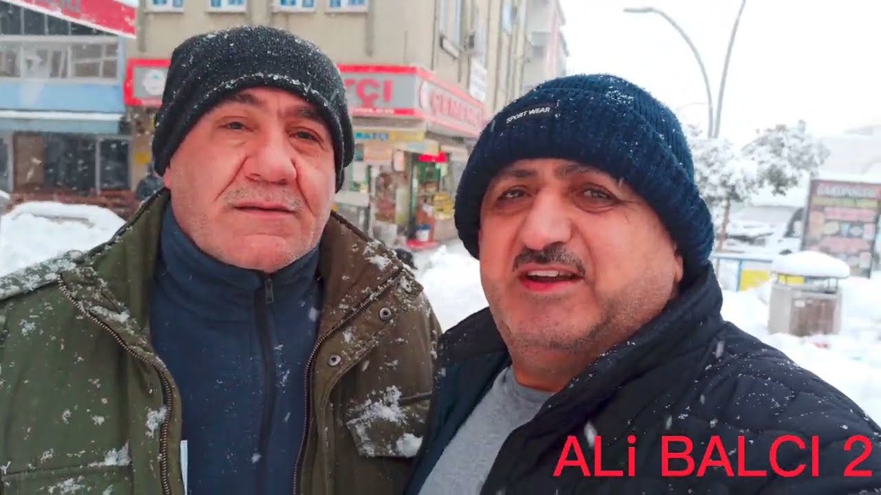 ERBAA İVERÖNÜ KÖYÜ ALİ BALCI ERBAA DA KARLI BİR GÜN RAKİP ERDEM  26Ocak 2022