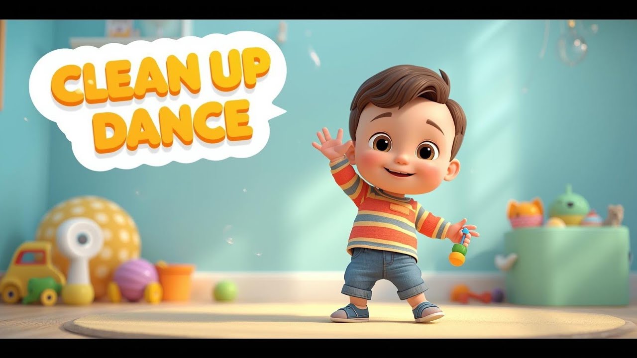 Clean Up Dance 🧹 | Fun & Gentle Cleaning Song for Toddlers