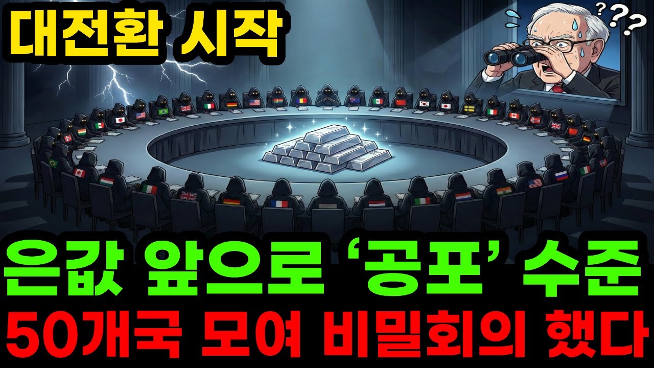[긴급속보] 은값 앞으로 진짜 무섭습니다 50개국 모여 비밀회의 했다 역사적 결정에 벌어질 은가격의 충격적인 대전환