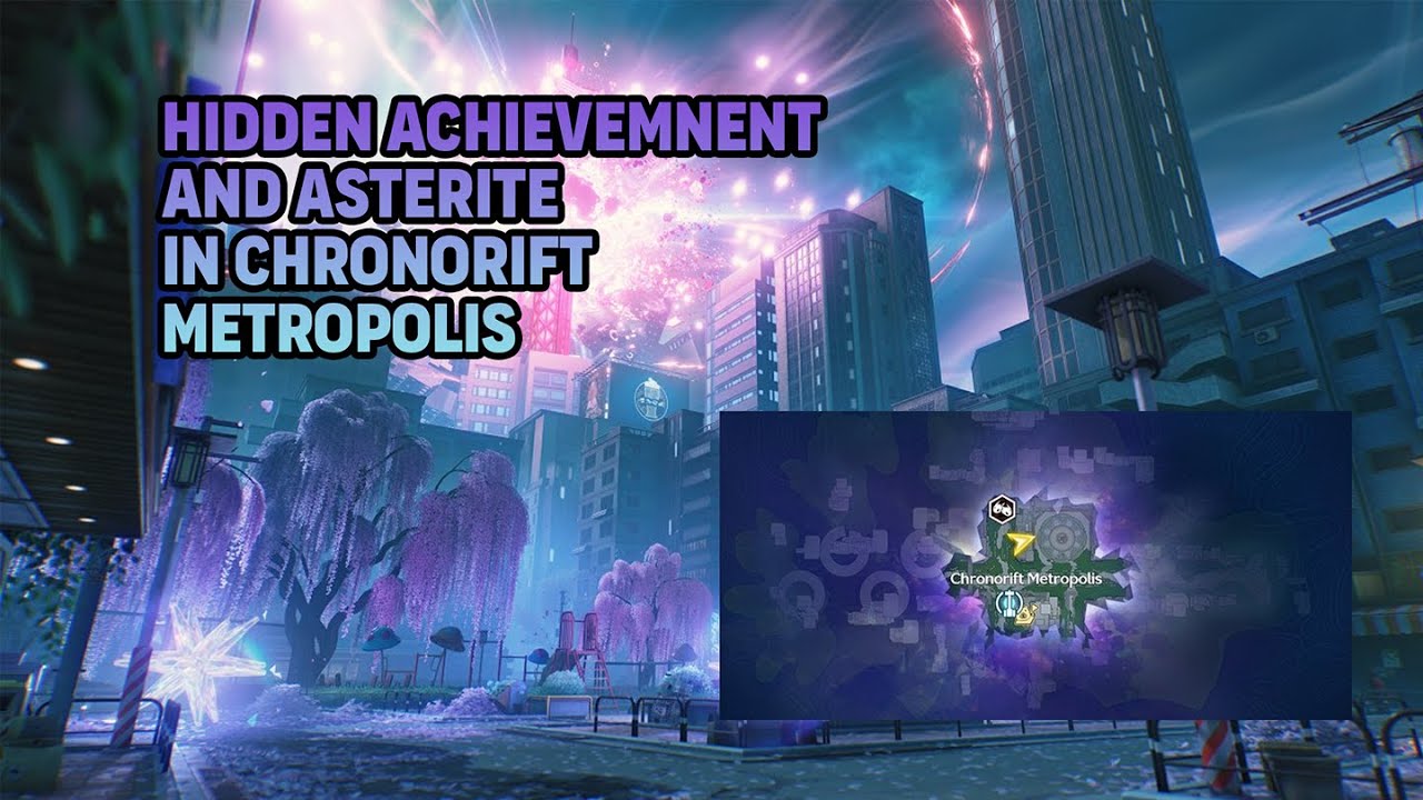 Asterite and Achievement In Wuthering waves 2.8 at  Chronorift Metropolis