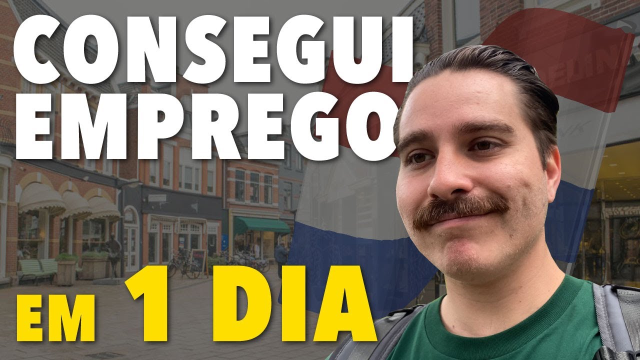 A VERDADE SOBRE TRABALHO NA EUROPA (HOLANDA) | CONSEGUI MEU PRIMEIRO EMPREGO