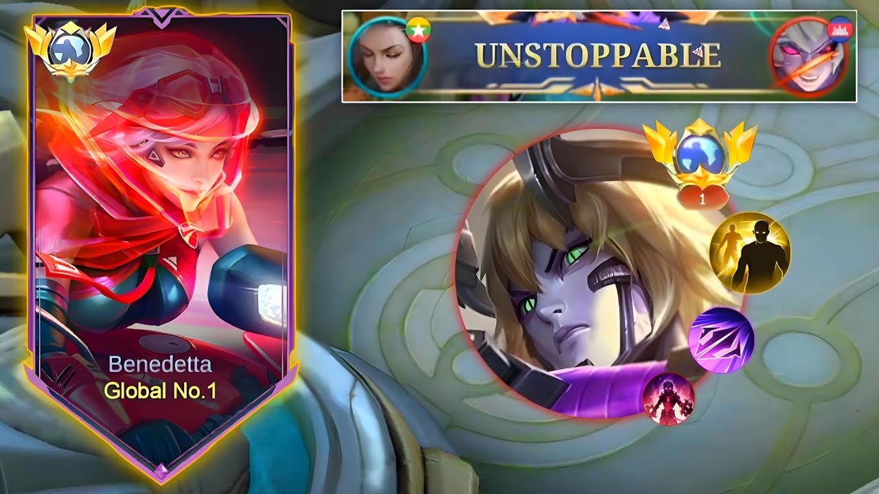 BENEDTTA VS TOP GLOBAL EXP LANE DYRROTH!! FLICKER ULT | MLBB BEST BUILD 2024