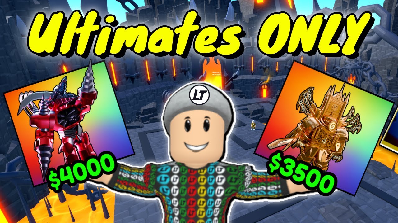 Только Ultimates (ИСПЫТАНИЕ 100-Й ВОЛНЫ) | Toilet Tower Defense