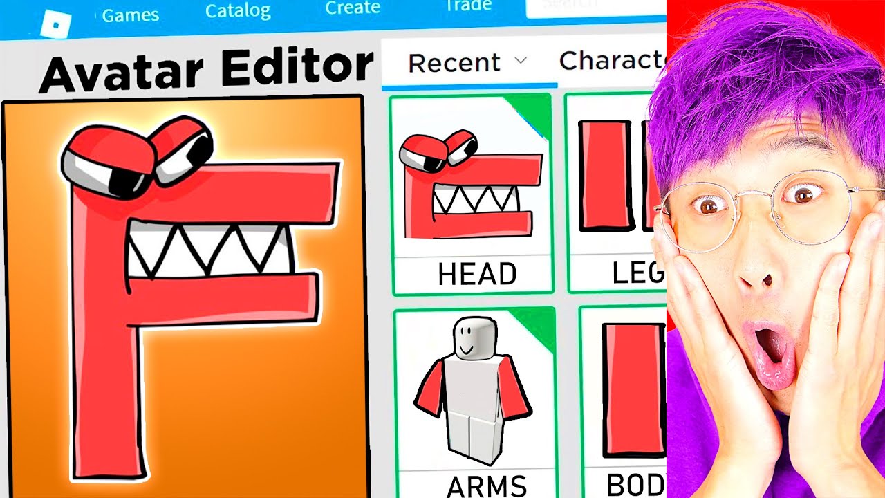 Делаем *ALPHABET LORE* АККАУНТОМ ROBLOX!? (НАС ВЗЛОМАЛ!)