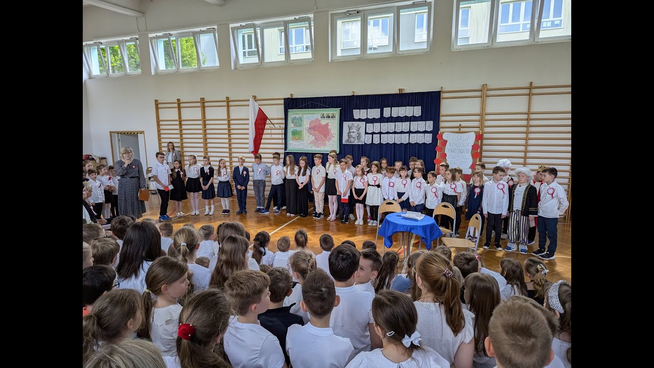 Akademia z okazji Narodowego Święta 3 Maja - klasy 1-3 2025 r.