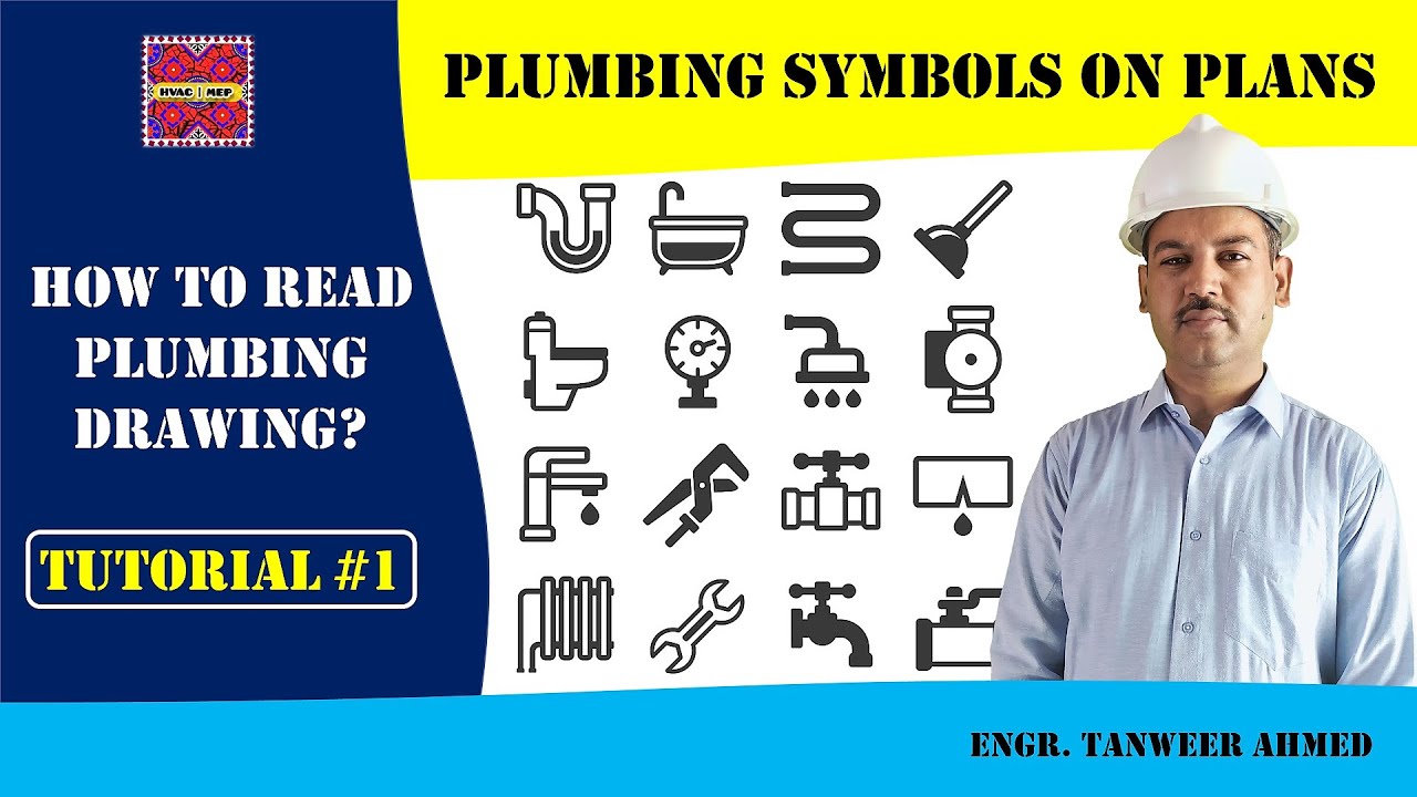 How to Read Plumbing Drawing-1 | Plumbing Symbols on Plans in Urdu
