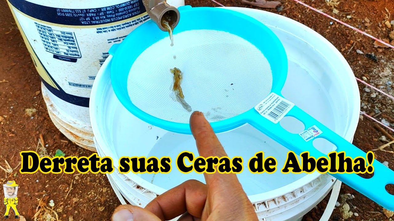 DERRETEDOR DE CERA CASEIRO, FAÇA VOCÊ TAMBÉM | CRIANDO ABELHAS!