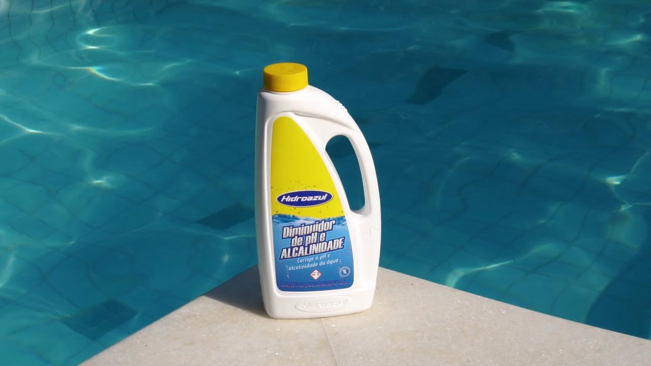 Como reduzir a alcalinidade da piscina