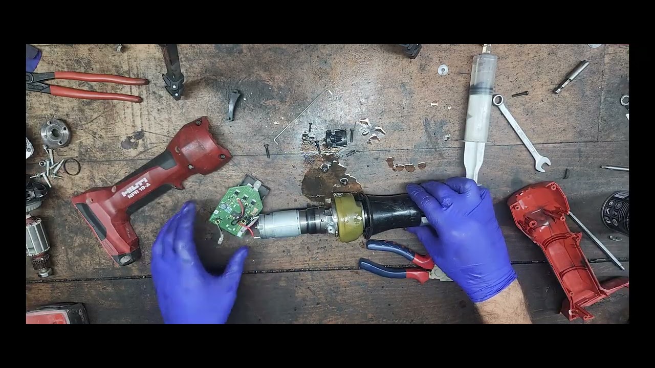 Repair Hilti pres NPR 19 - A #hilti #repairing #tools 