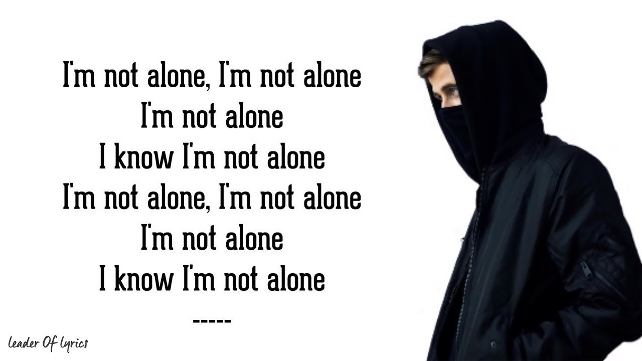Alan Walker - ALONE (Lyrics)