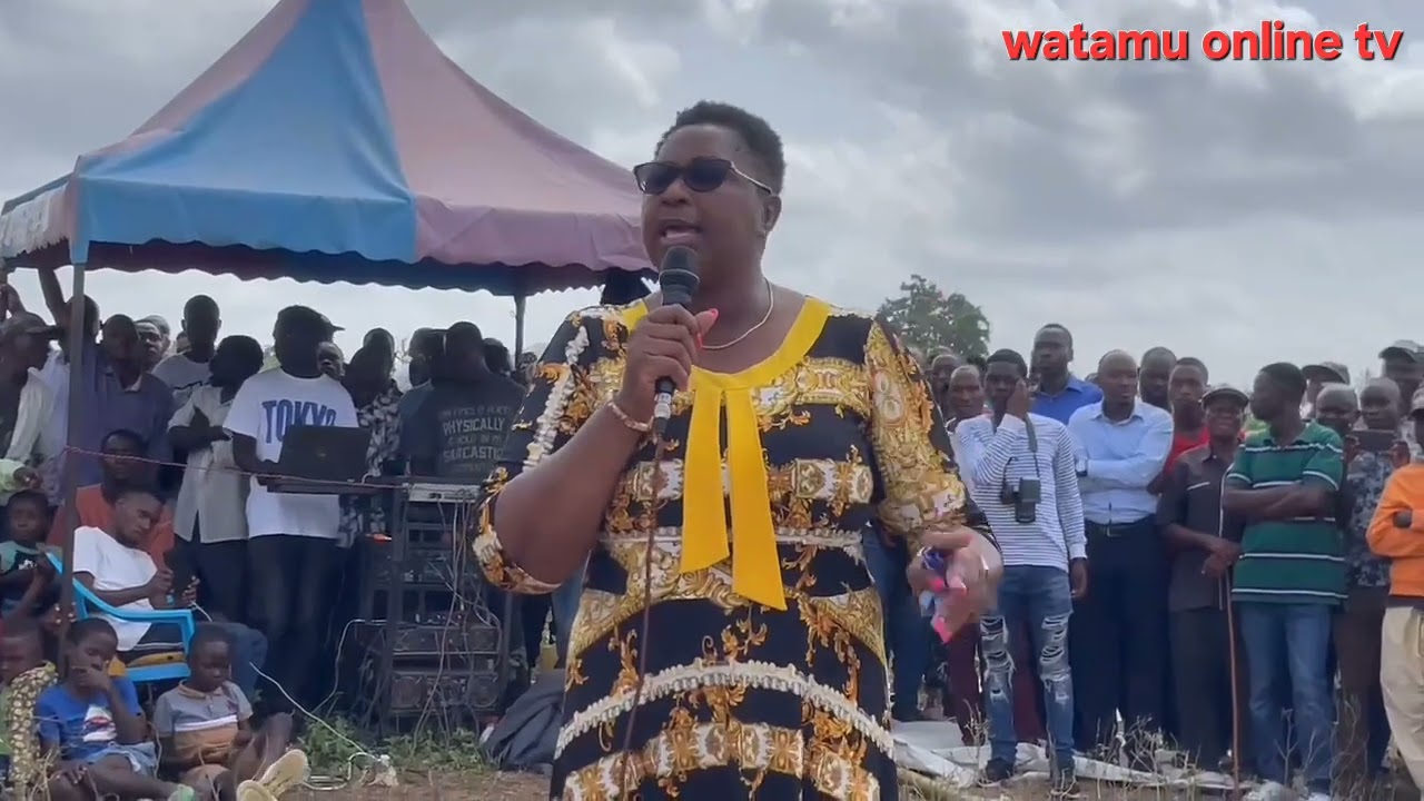 Aisha jumwa akiwa kwa mazishi ya karereto atoa onyo kwa wauwaji 