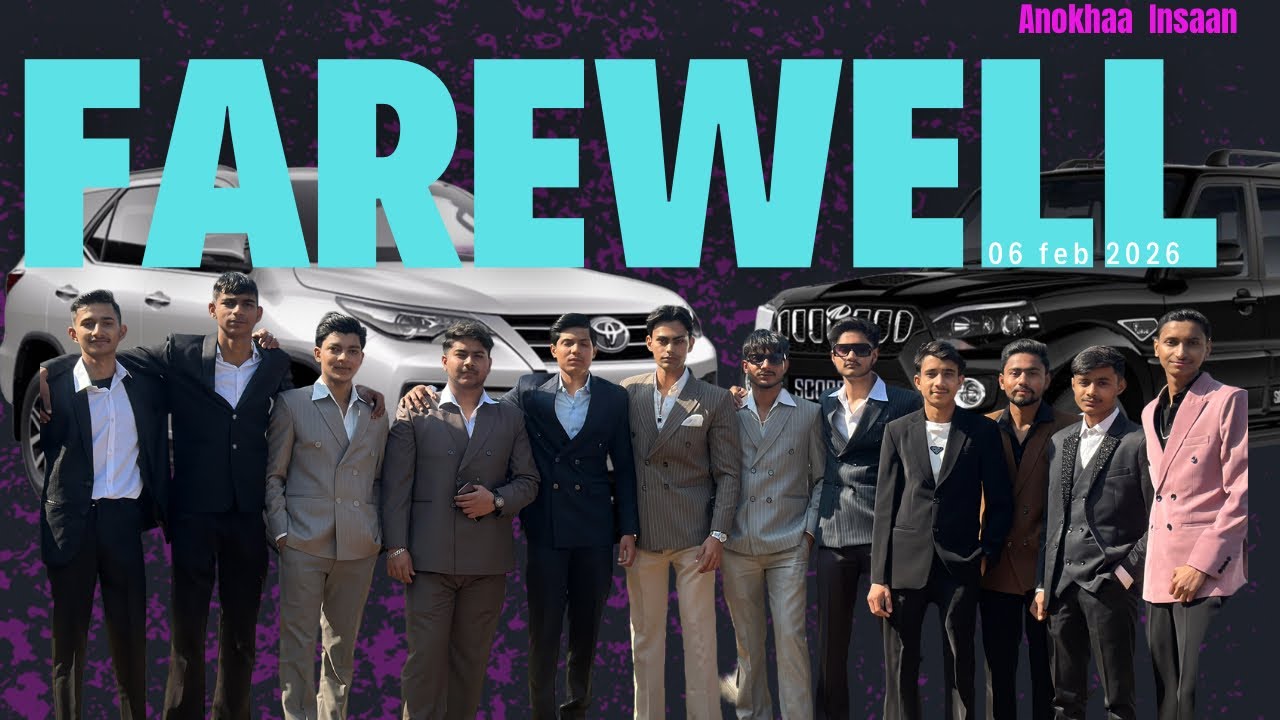 Farewell 2k26 🥂🍻|| OM PUBLIC SCHOOL || #farewell 