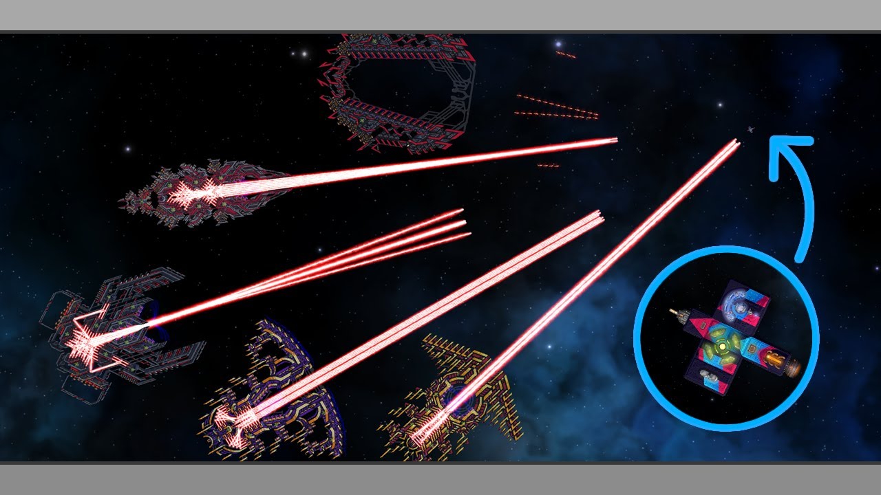 Cosmoteer | Can this Scout beat these Flagships?