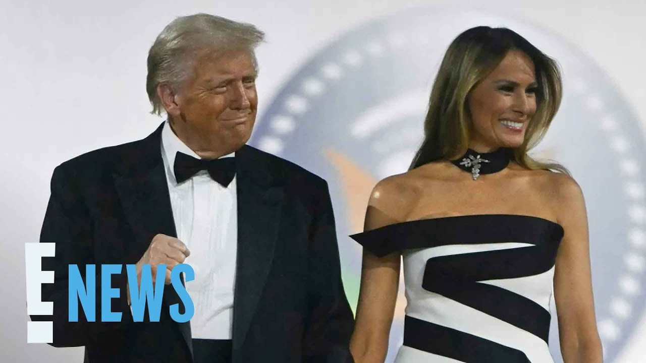 Melania Trump Wears BOLD Gown to Donald Trump&rsquo;s Inauguration Ball | E! News