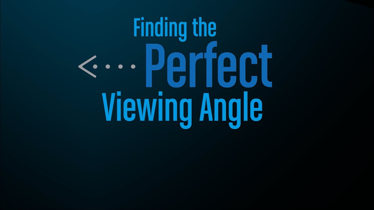 Why should you watch TV at eye-level?