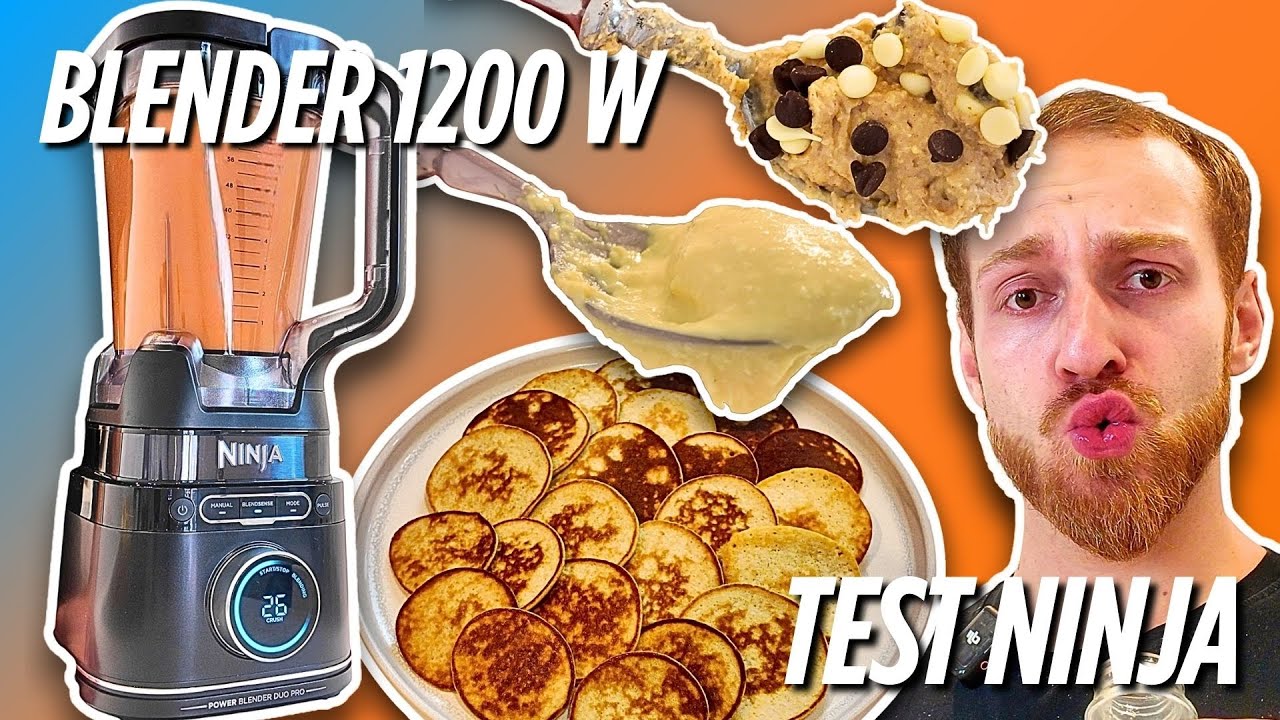 Blender Ninja Detect - Test complet : Sorbet, Mayo, Pancakes, Cookie Dough et Ginger Shots !