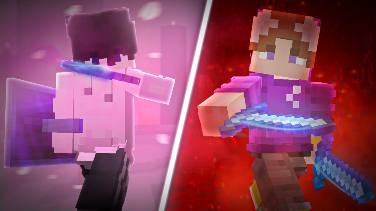 Я сразился с Глебом Бомжом в Майнкрафт PVP