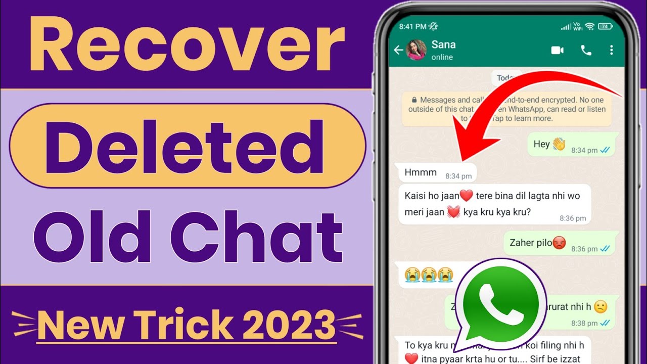 WhatsApp OLD Chat Recovery | WhatsApp Data Recovery | How To Restore WhatsApp Messages On Android