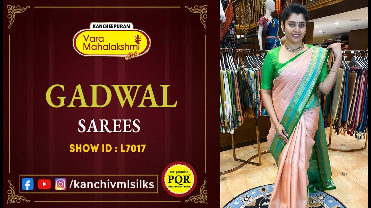 Gadwal Sarees Collection | WhatsApp Number 89 0001 0002 | Kancheepuram Varamahalakshmi Silks LIVE