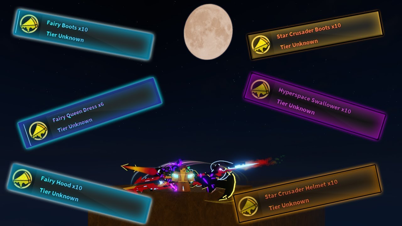 All BlueMoon Items In Critical Legends
