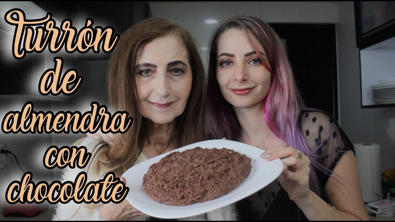 TURRÓN DE ALMENDRA CON CHOCOLATE PARA NAVIDAD - MARINA COCINA
