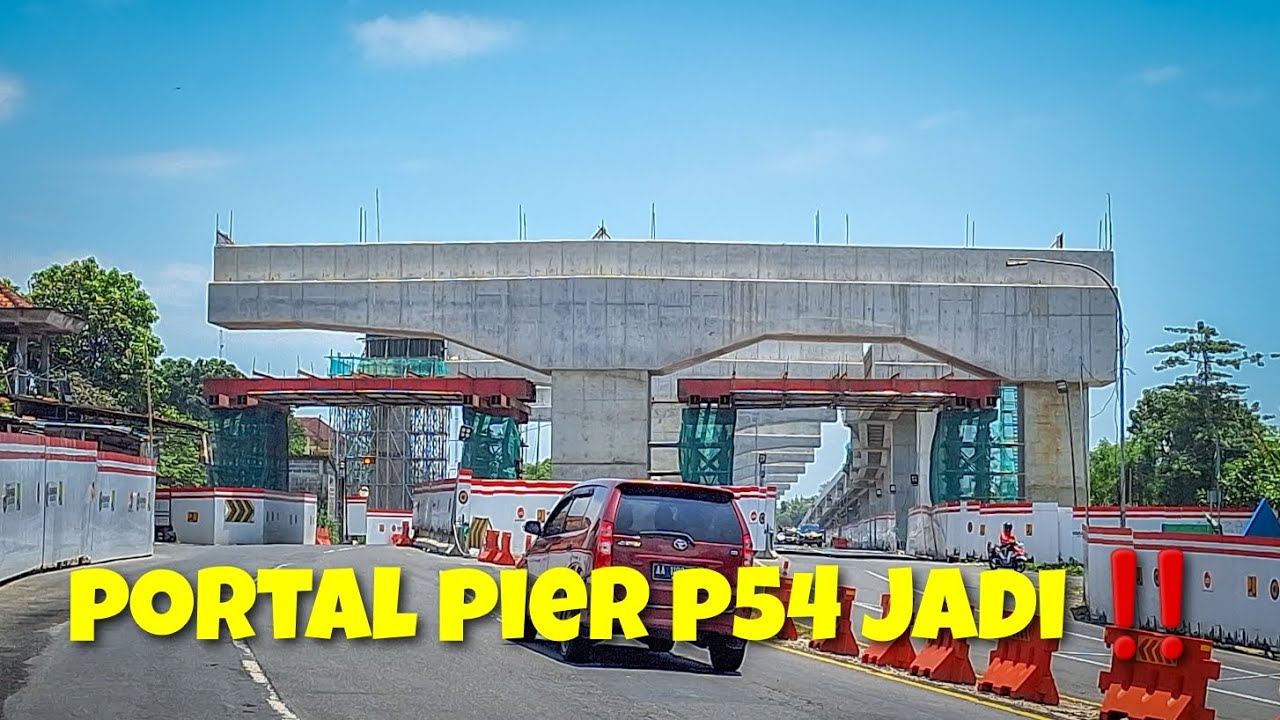 Portal Pier P54 Tol Jogja-Solo Ruas Kronggahan Sudah Jadi ‼️