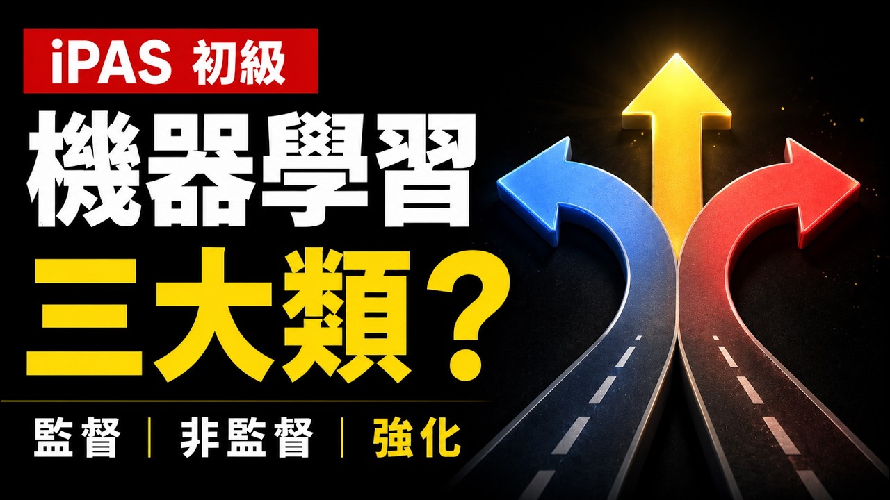 搞懂 AI 學習三巨頭！監督式、非監督與強化學習核心解析 (L113-01)