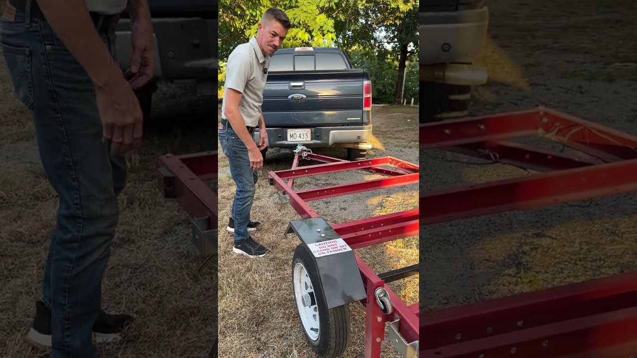Harbor Freight Fold Away 4x8 Trailer